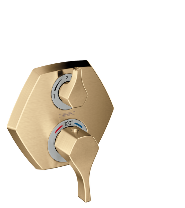 Thermostatic Trim with Volume Control and Diverter