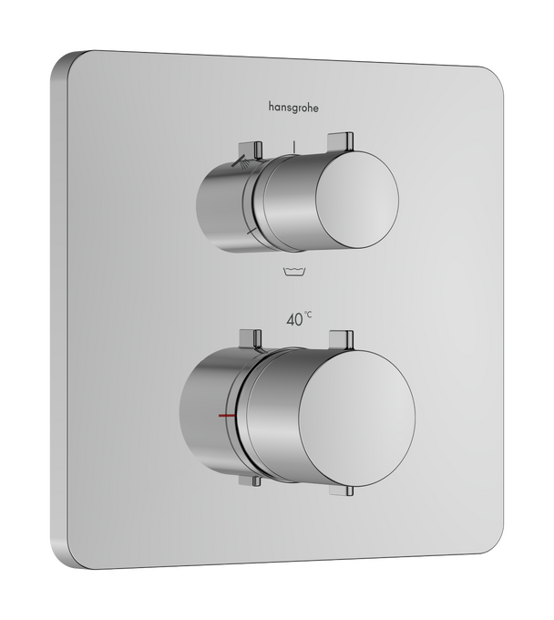 Thermostat for concealed installation for 3 functions