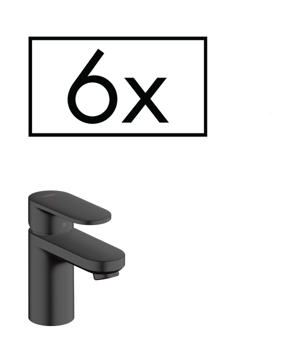 ééngreeps wastafelmengkraan 70 CoolStart zonder afvoer project pack (6 st.)