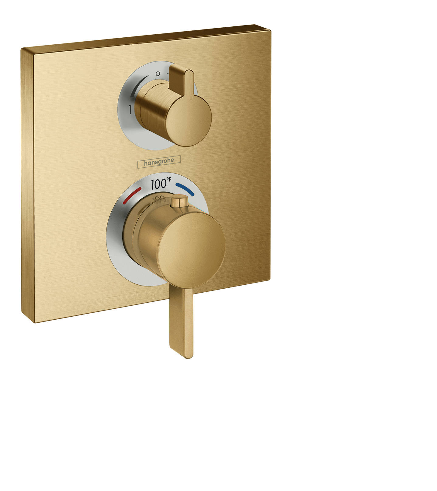 Thermostatic Trim with Volume Control and Diverter
