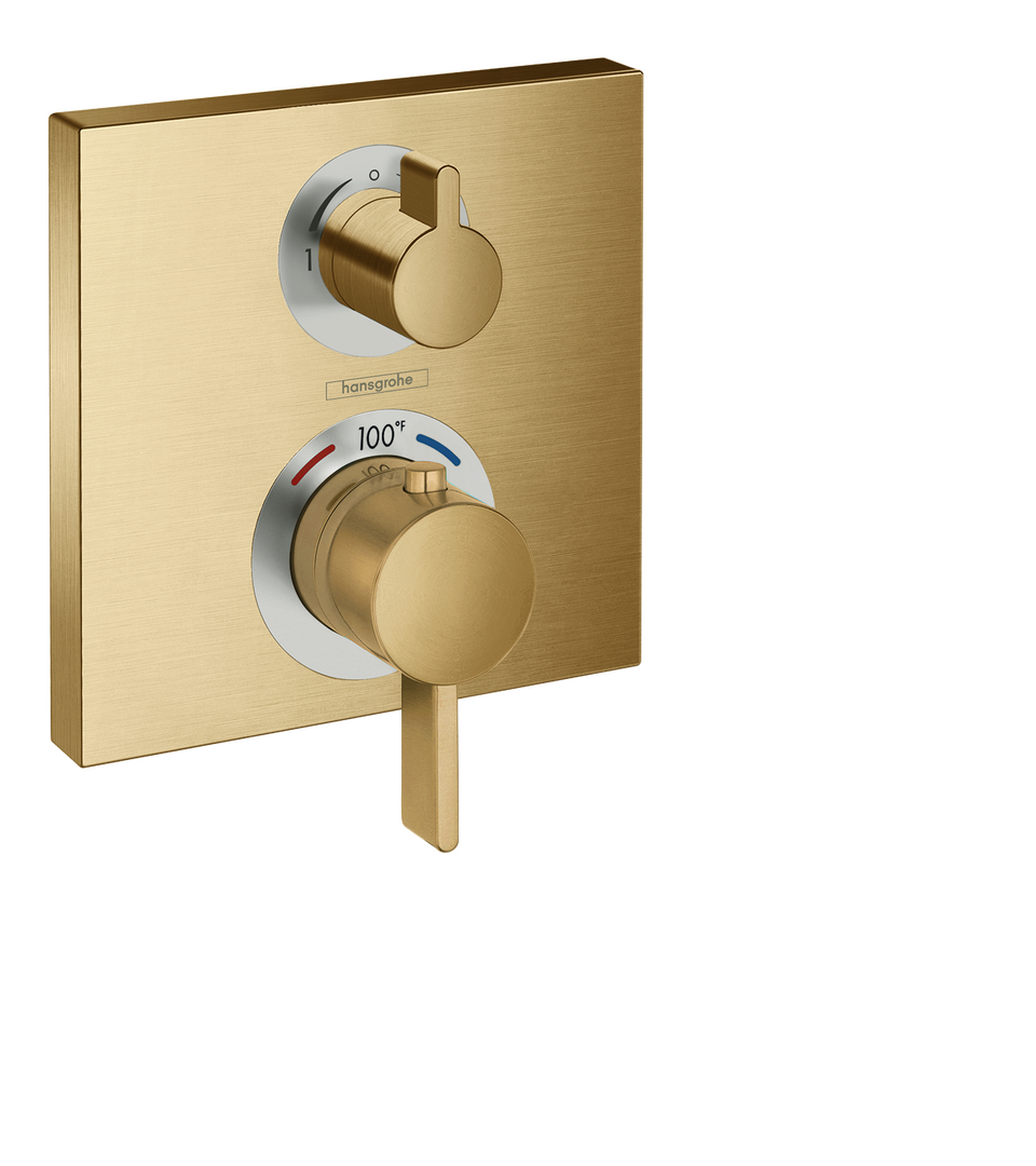 Thermostatic Trim with Volume Control and Diverter