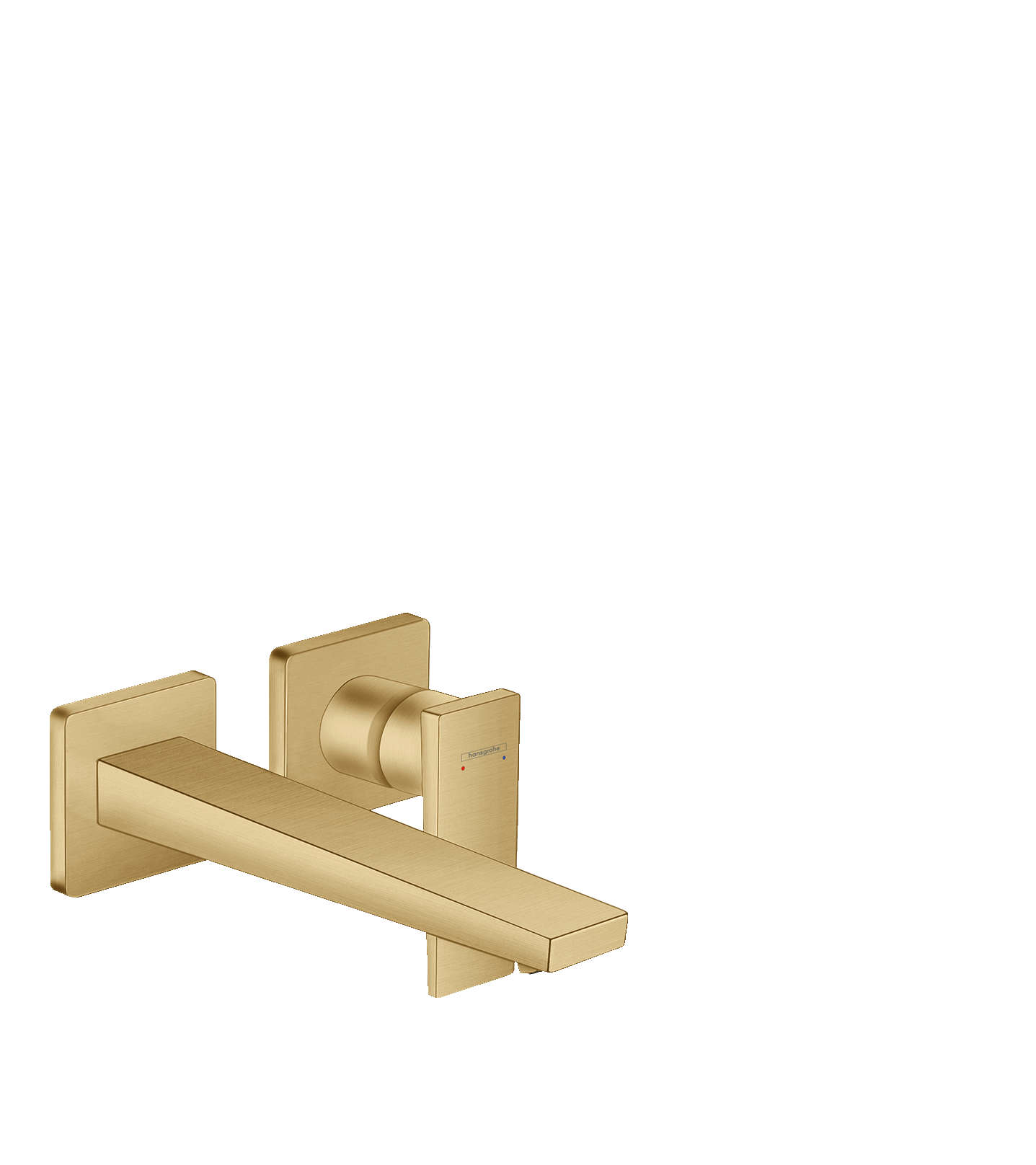 Wall-Mounted Single-Handle Faucet Trim with Lever Handle