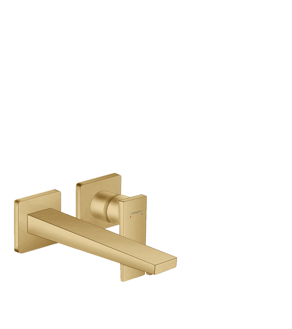 Wall-Mounted Single-Handle Faucet Trim with Lever Handle