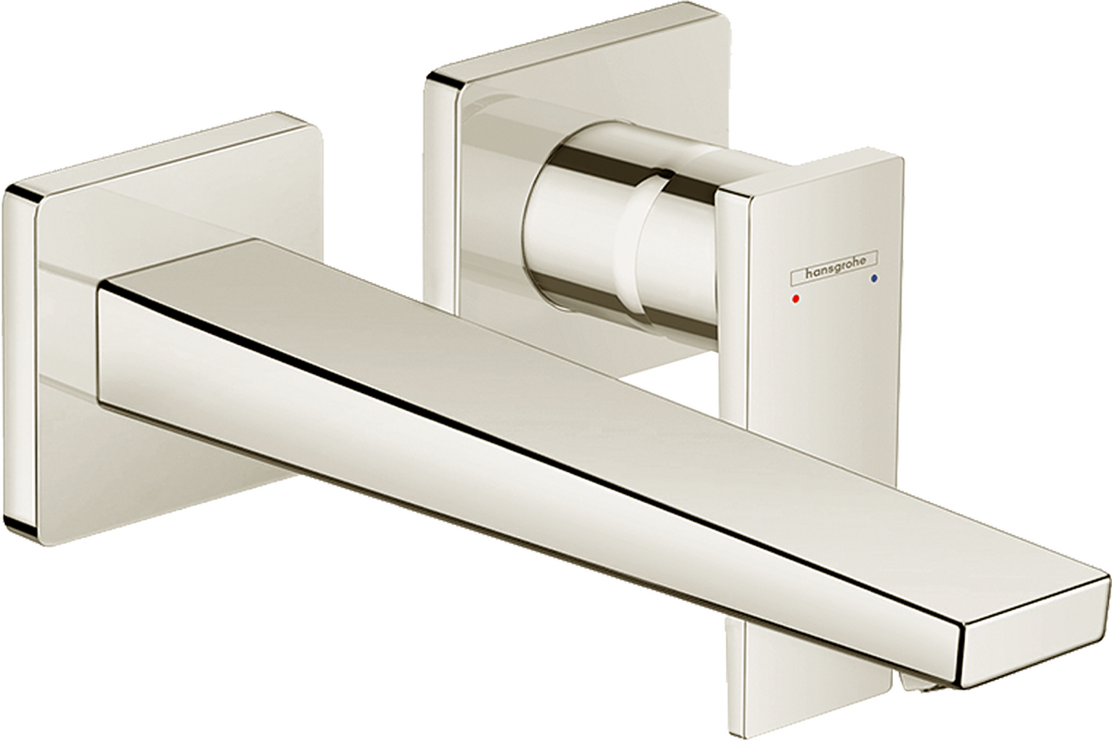 Wall-Mounted Single-Handle Faucet Trim with Lever Handle