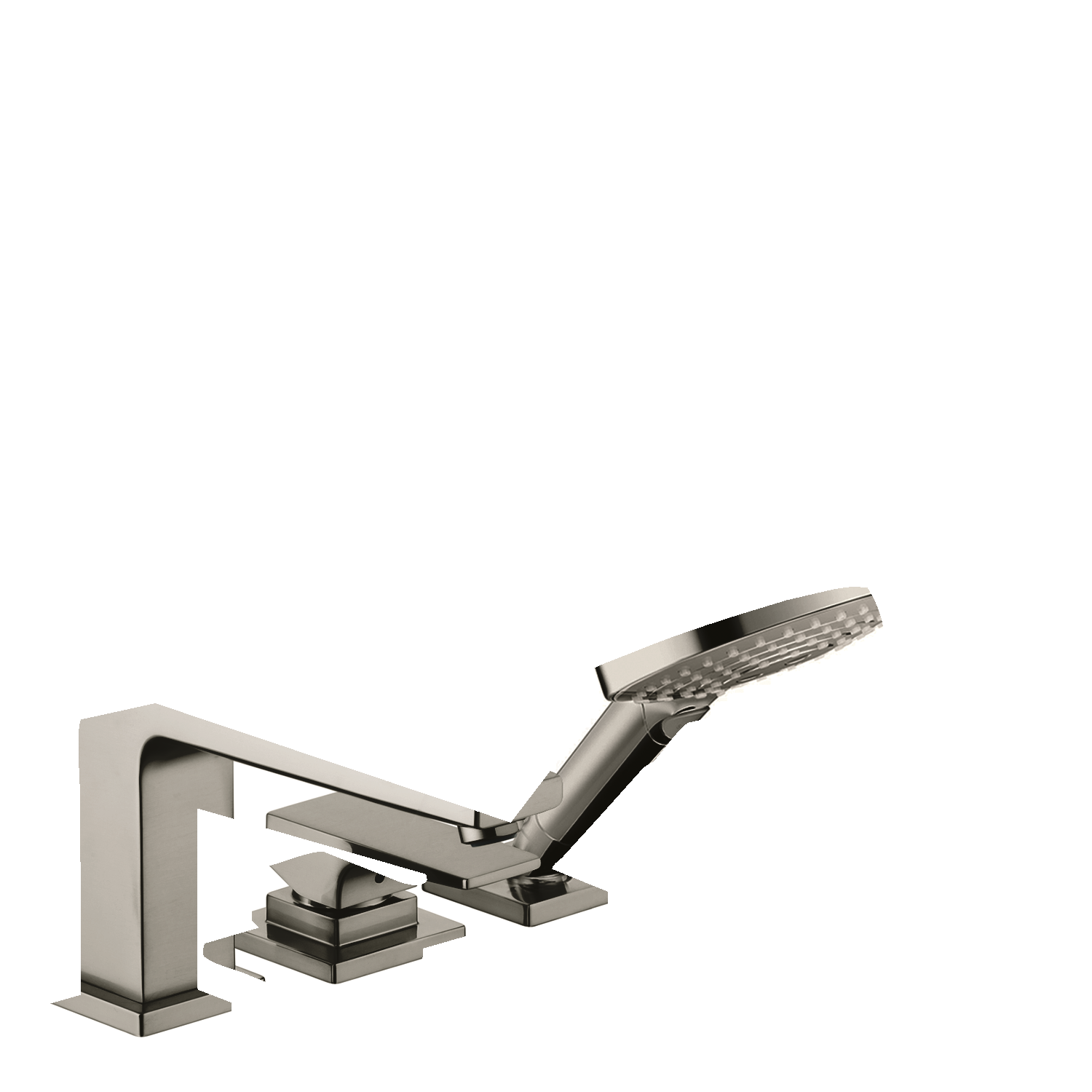3-Hole Roman Tub Set Trim with Lever Handle and 1.75 GPM Handshower