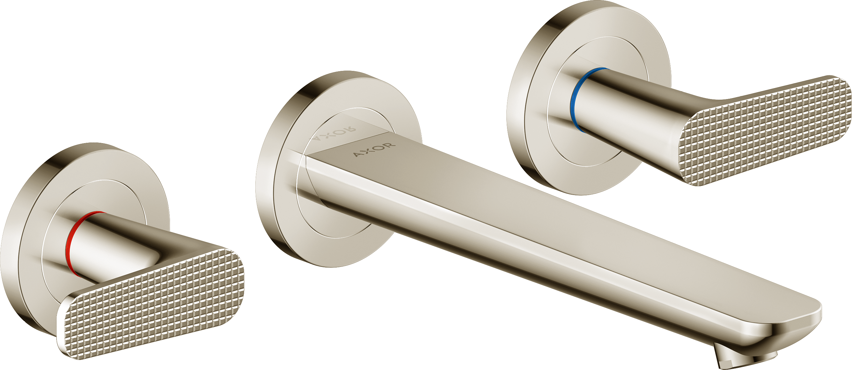 Wall-Mounted Widespread Faucet- Cubic Cut