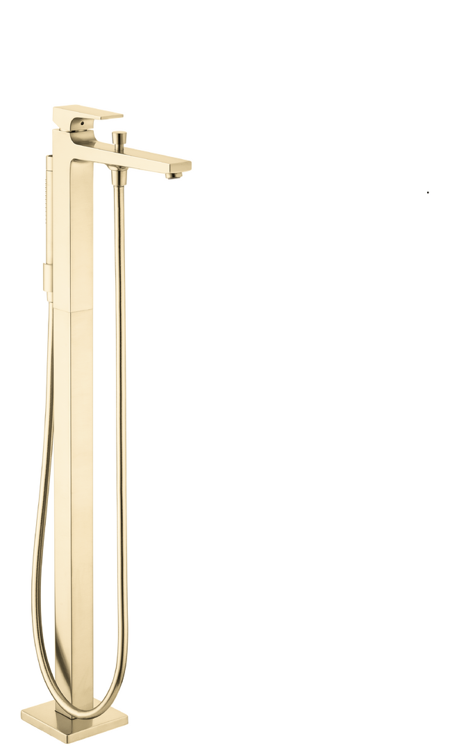 Freestanding Tub Filler Trim with Lever Handle and 1.75 GPM Handshower