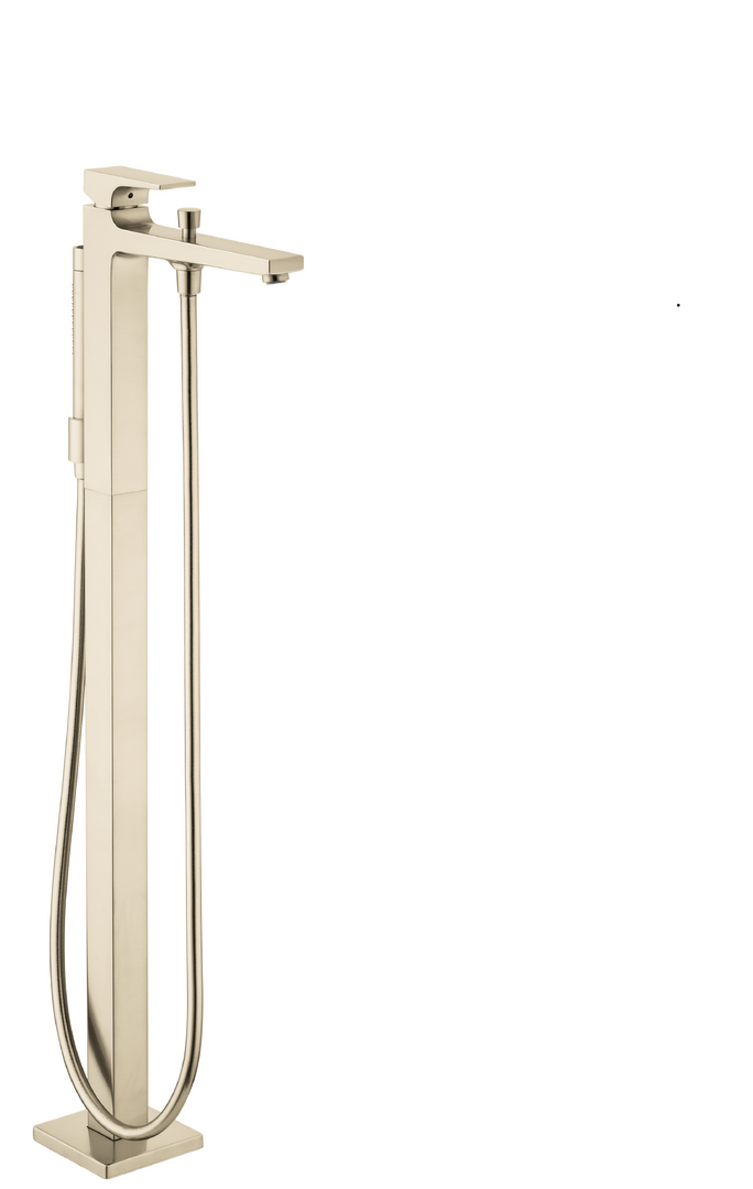 Freestanding Tub Filler Trim with Lever Handle and 1.75 GPM Handshower