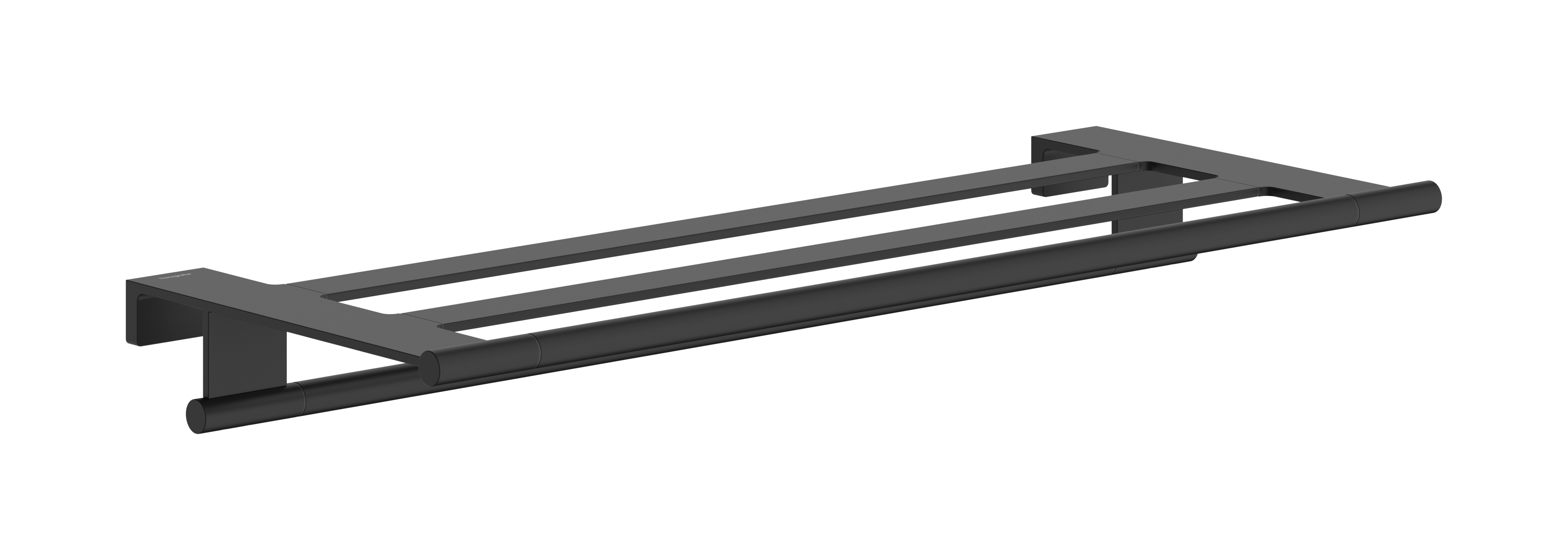 Towel rack with towel holder