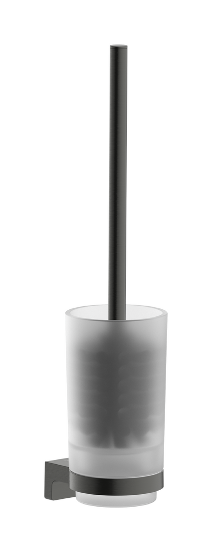 Toilet brush holder wall-mounted
