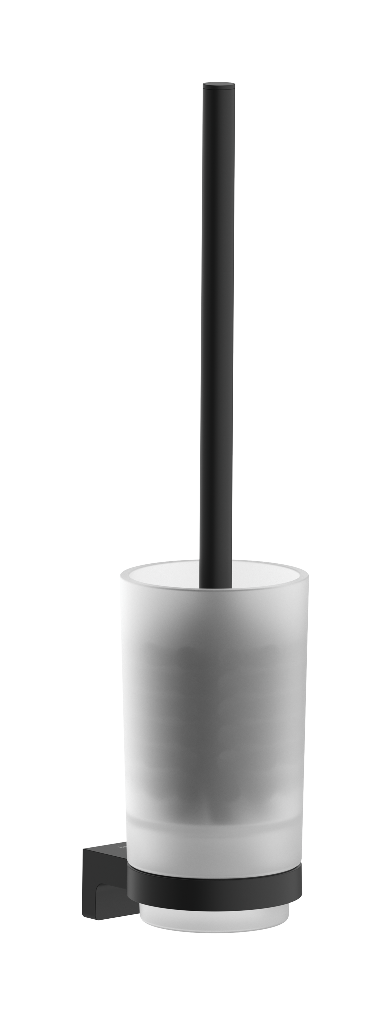 Toilet brush holder wall-mounted