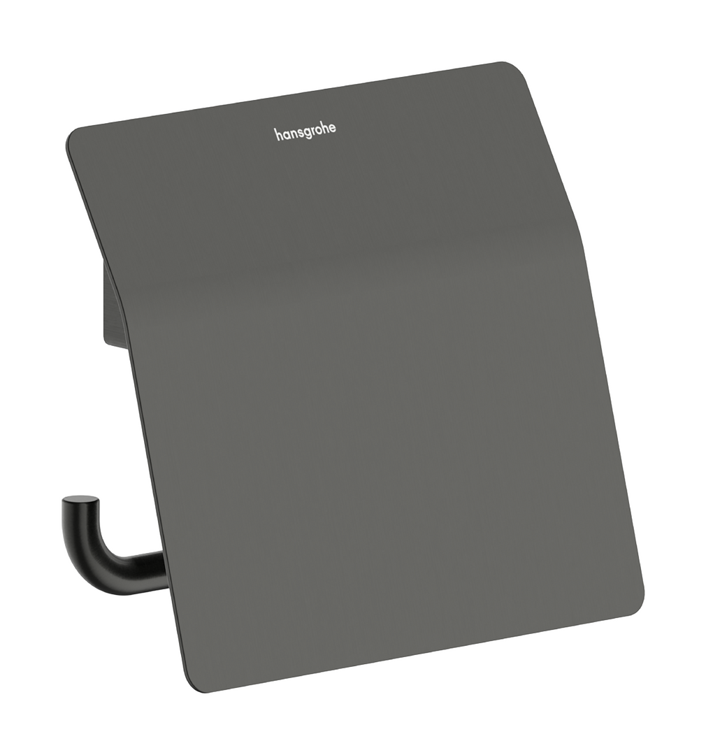 Roll holder with cover