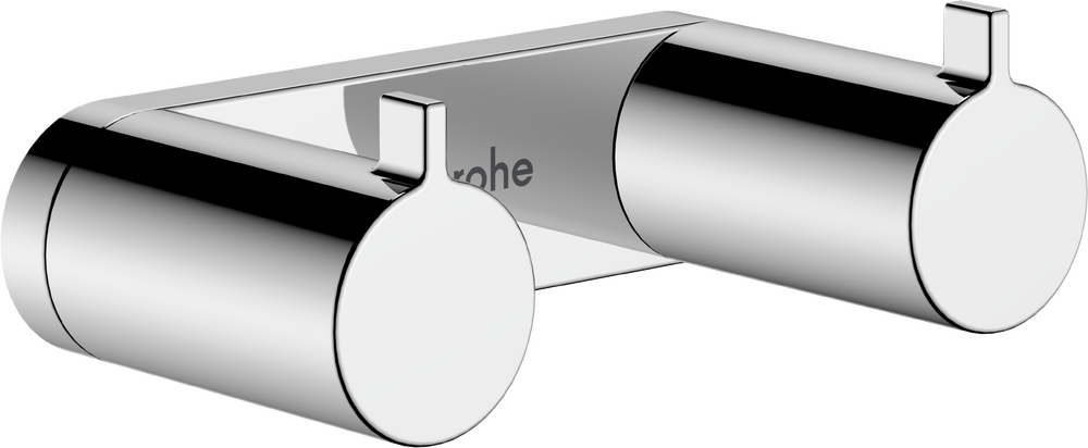 hansgrohe Accessories: AddStoris S, Towel hook double, Item No. 41785000