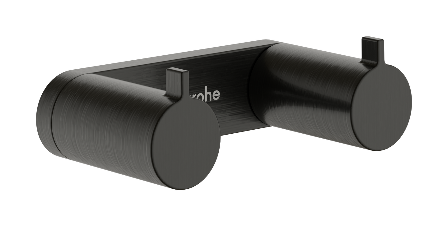 hansgrohe Accessories: AddStoris S, Towel hook double, Item No. 41785340