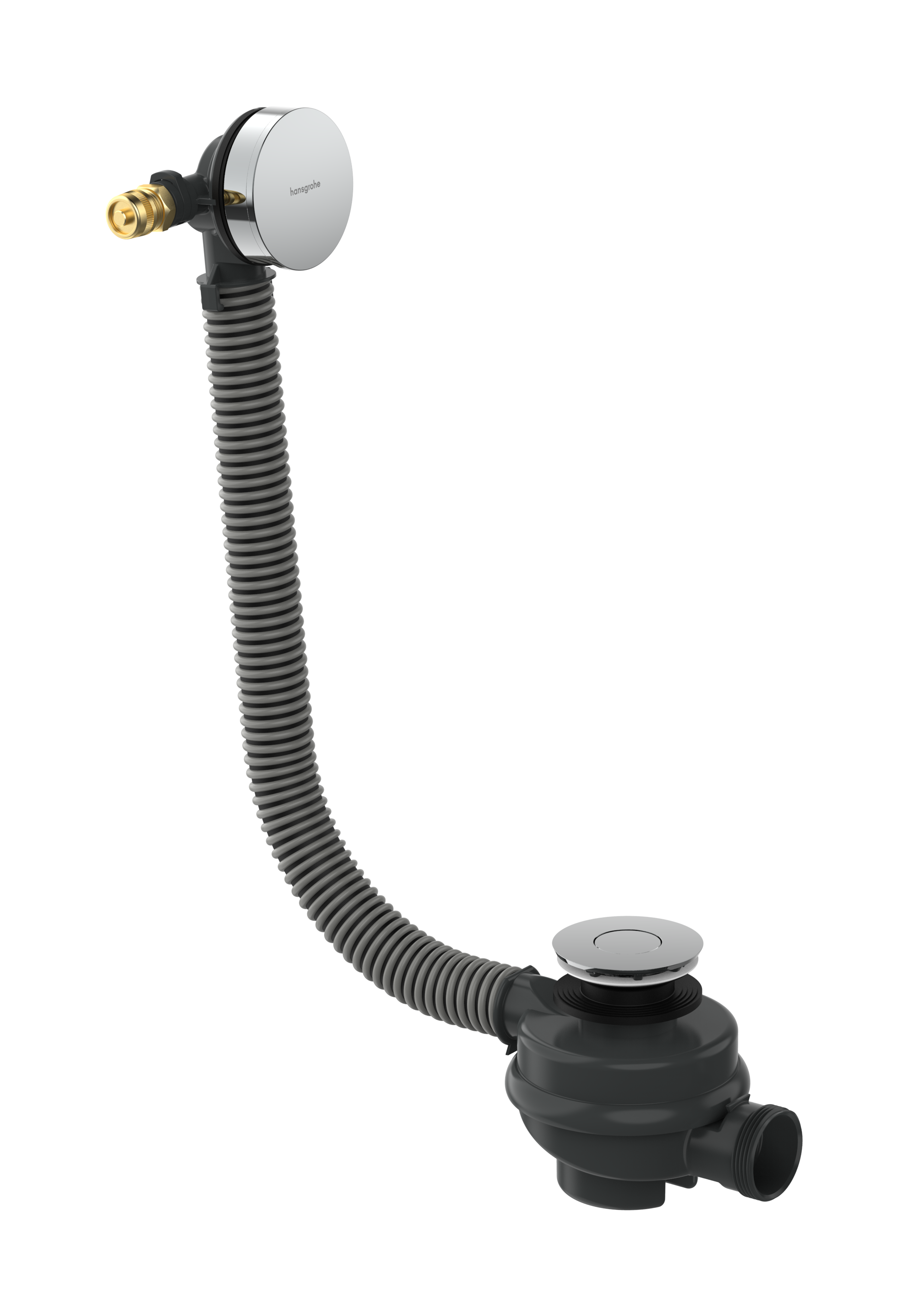 Complete set waste and overflow set for bathtub