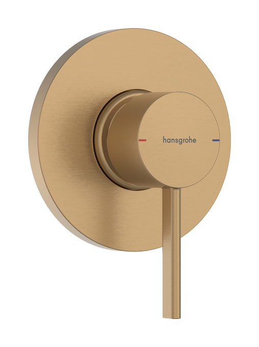 Single lever shower mixer for concealed installation