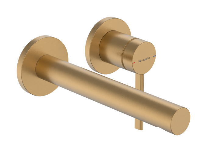 Single lever basin mixer for concealed installation wall-mounted with spout 19