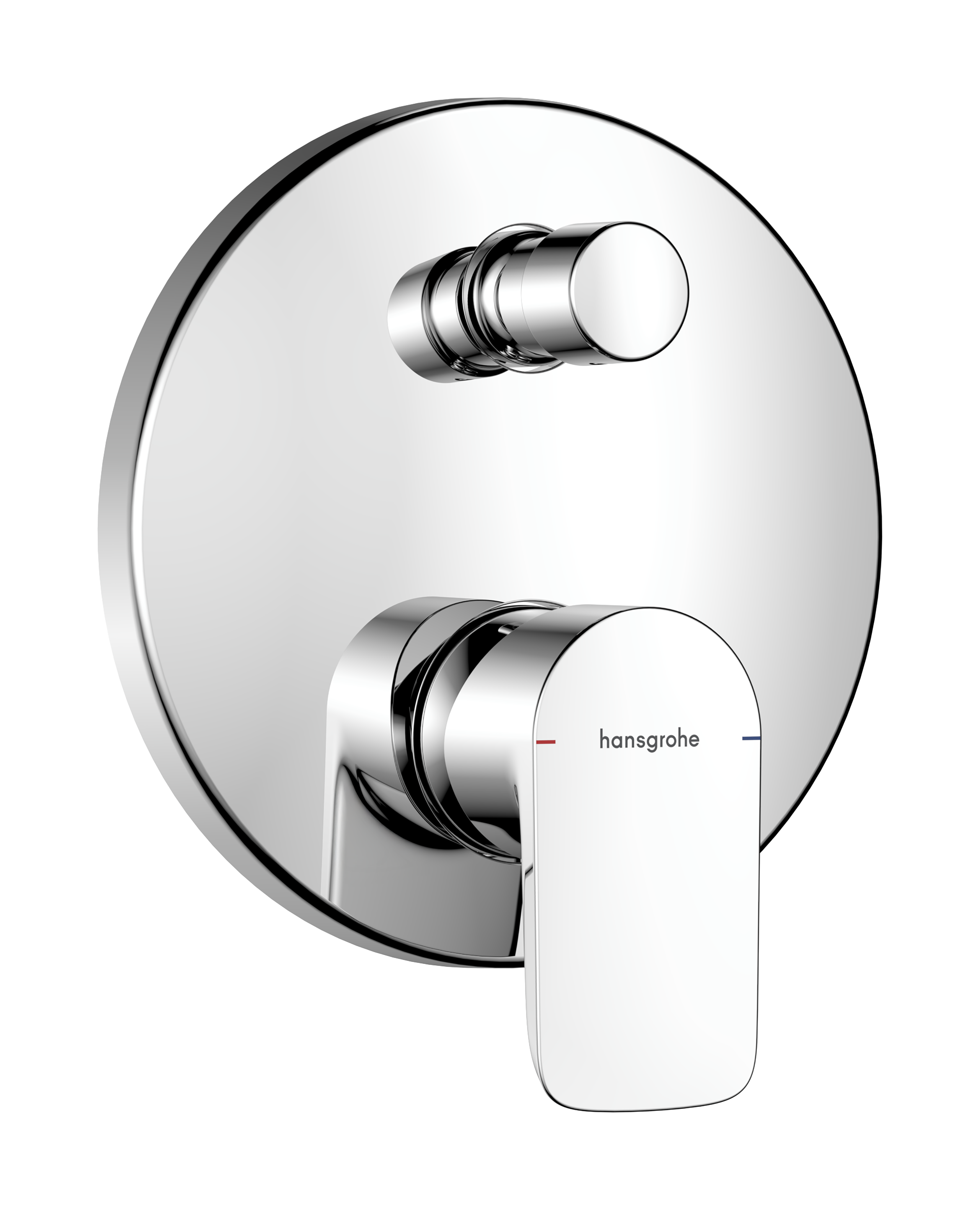 Single lever bath mixer for concealed installation with integrated security combination according to EN1717 for iBox universal