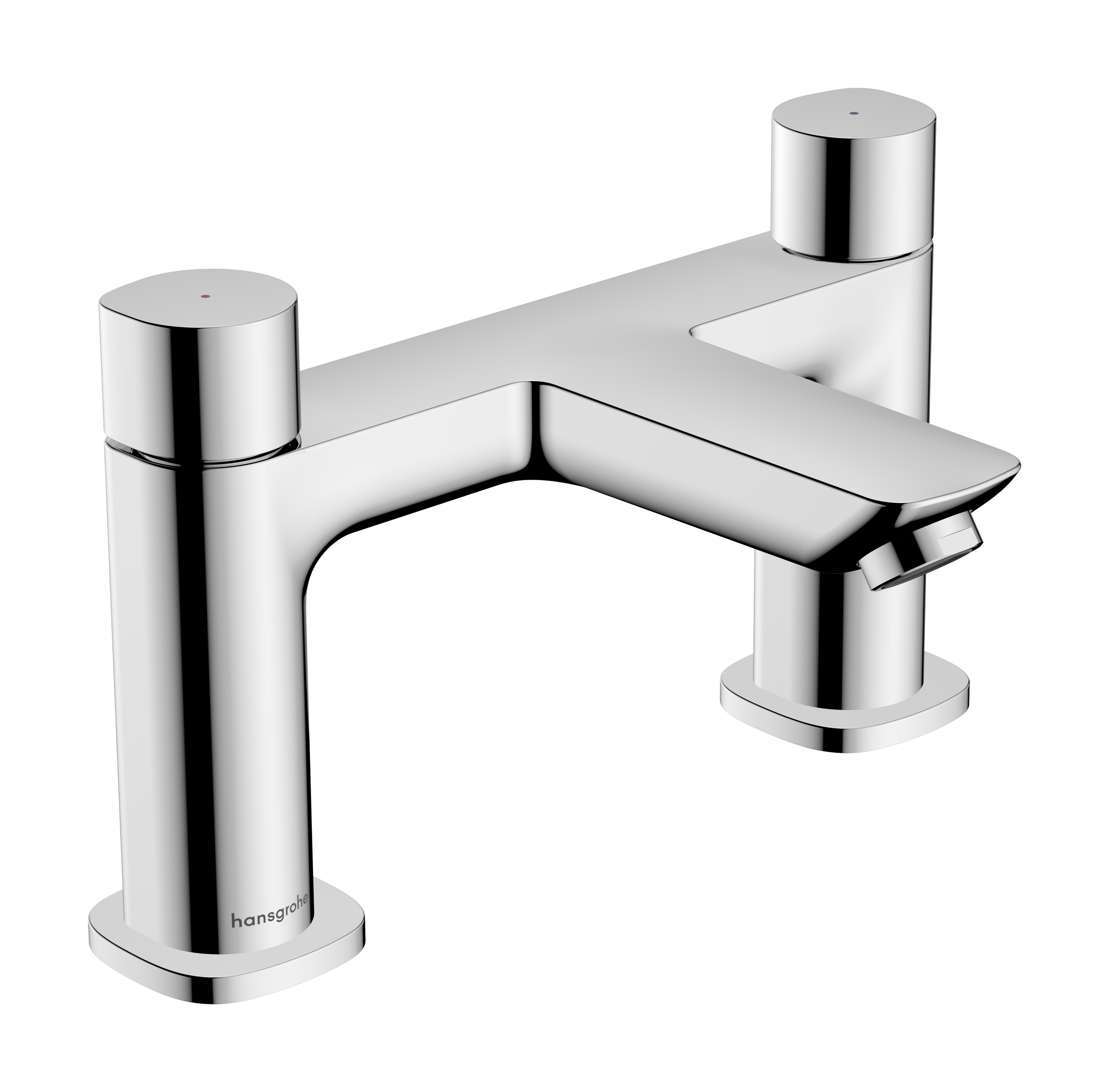 2-hole rim mounted bath mixer