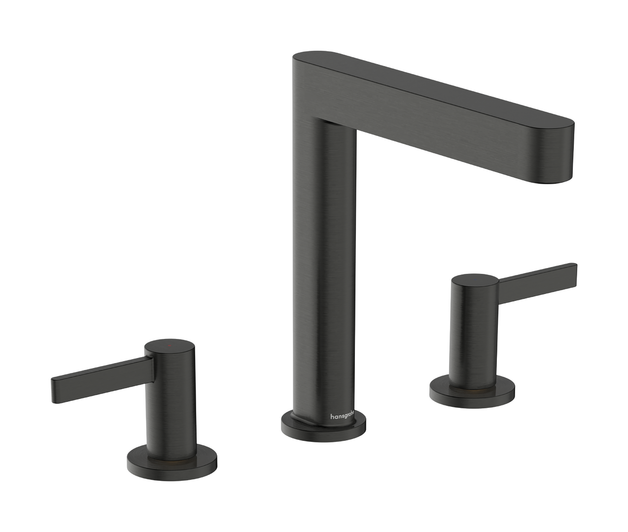 3-håls tvättställsblandare 160 med push-open ventil