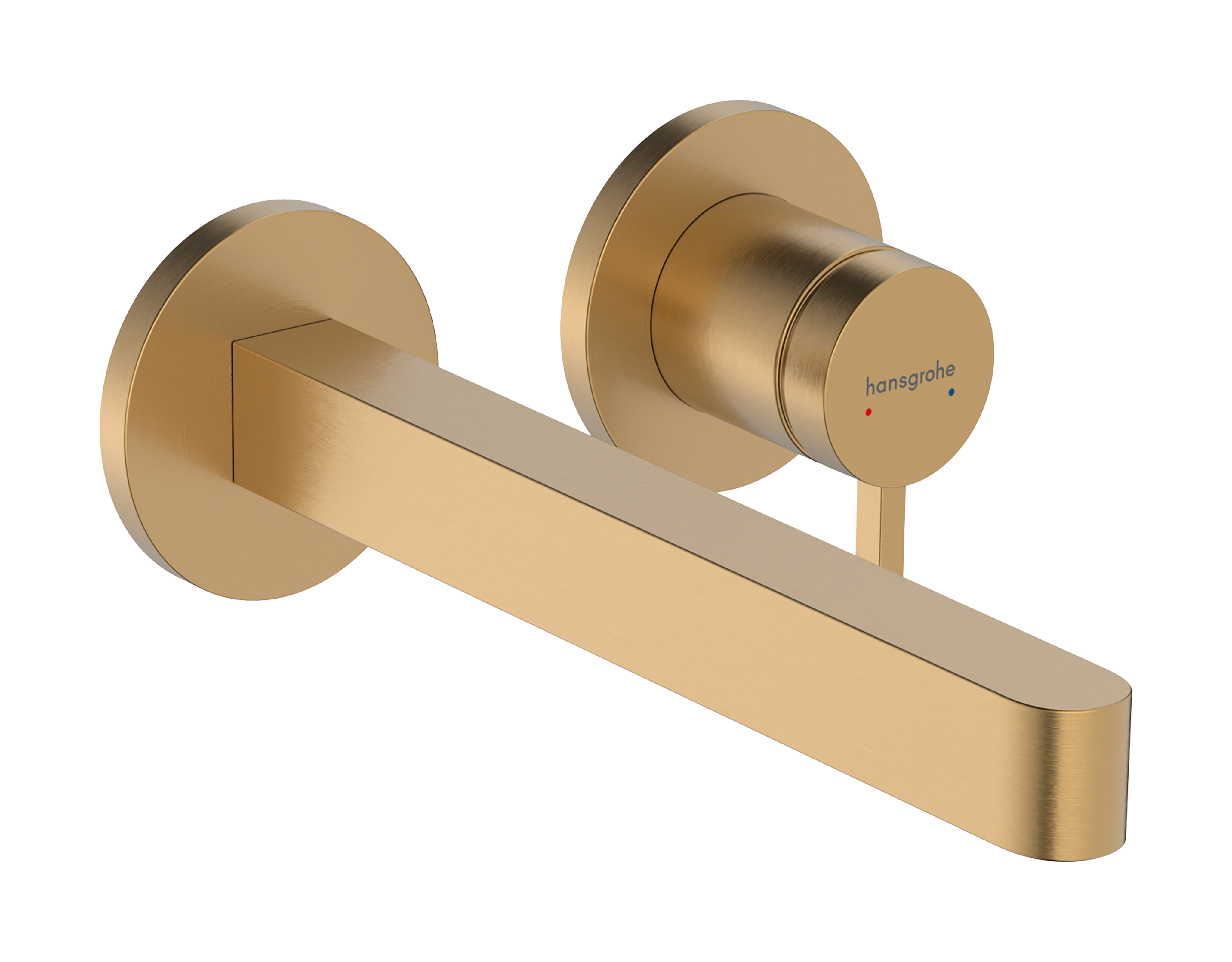 Single lever basin mixer for concealed installation wall-mounted with spout 22