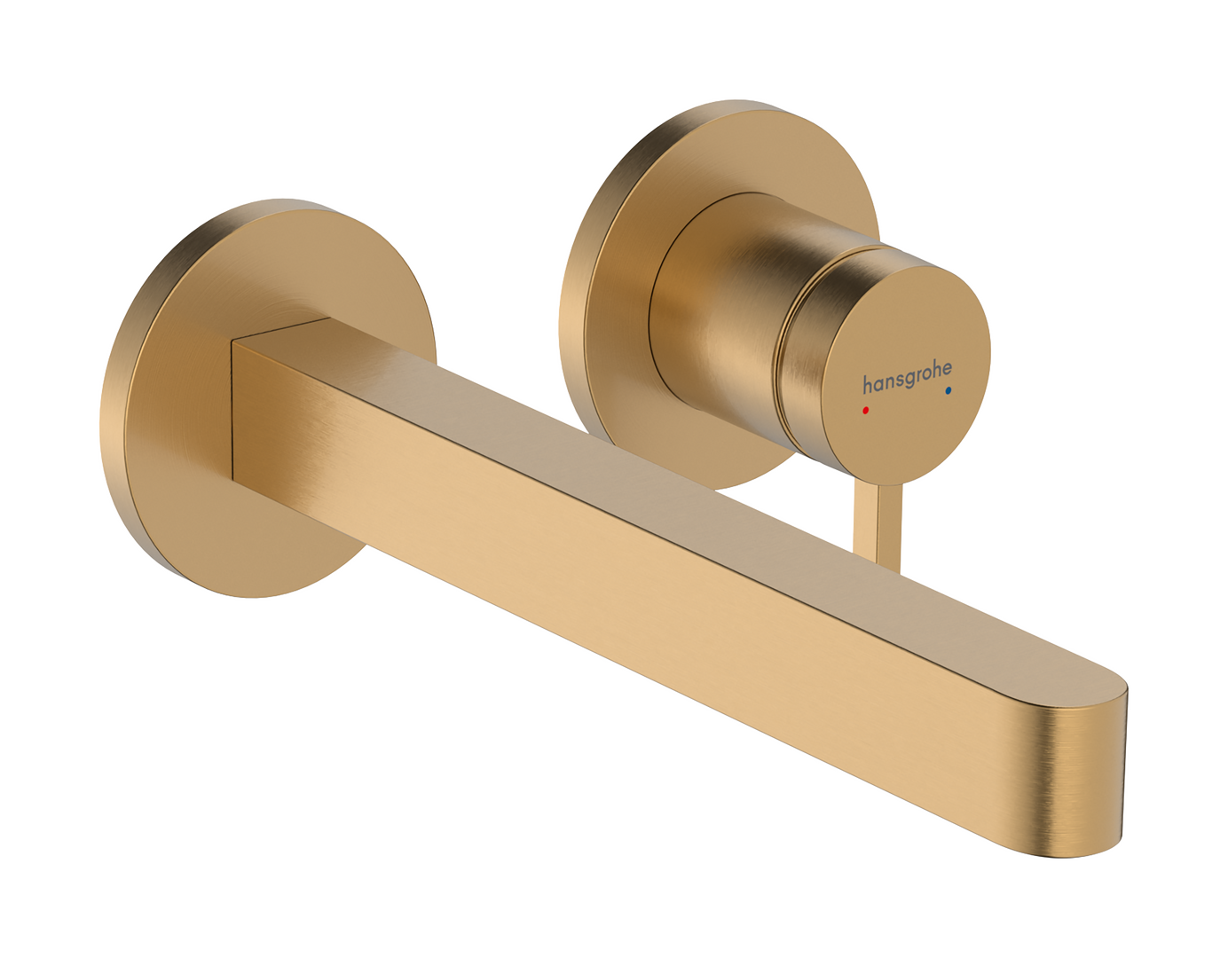 Einhebel-Waschtischmischer Unterputz für Wandmontage mit Auslauf 22