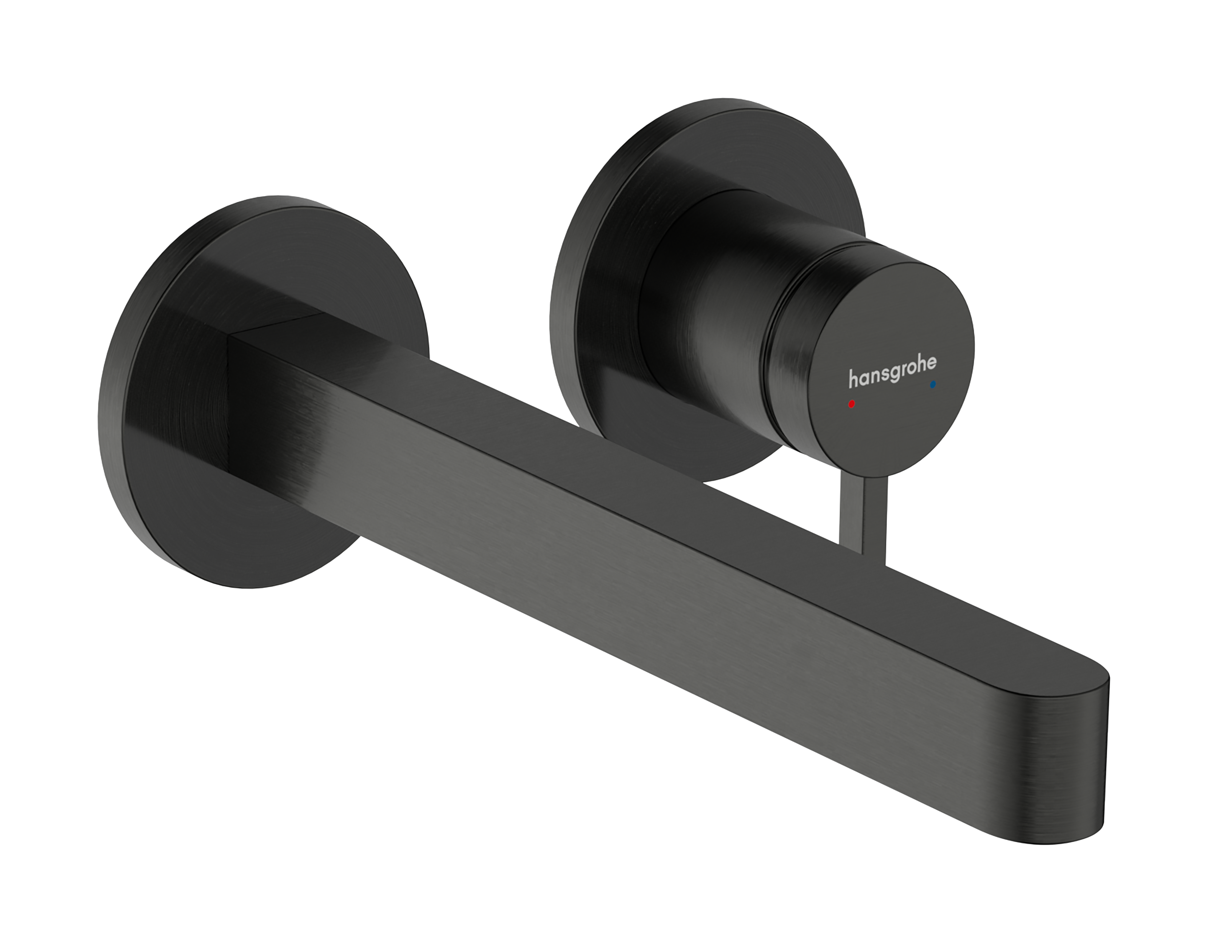 Single lever basin mixer for concealed installation wall-mounted with spout 22