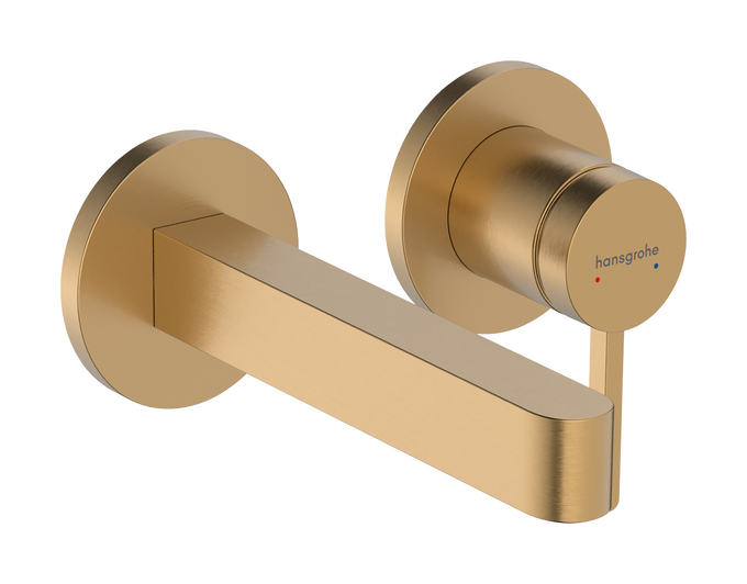 1-greps servantarmatur til 2-hulls innbygging i vegg med 16