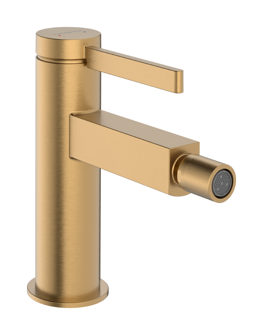 1-grebs bidétarmatur med push-open bundventil