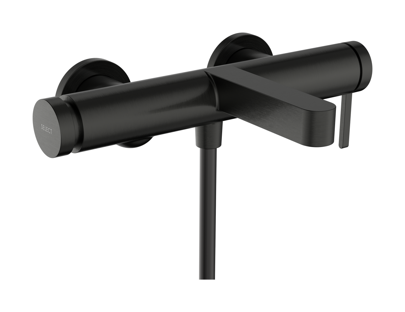 Single lever bath mixer for exposed installation