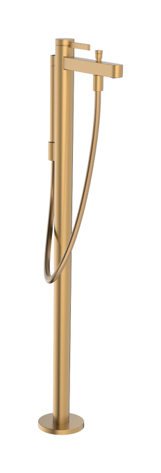 1-grepps badkarsblandare för golvmontering