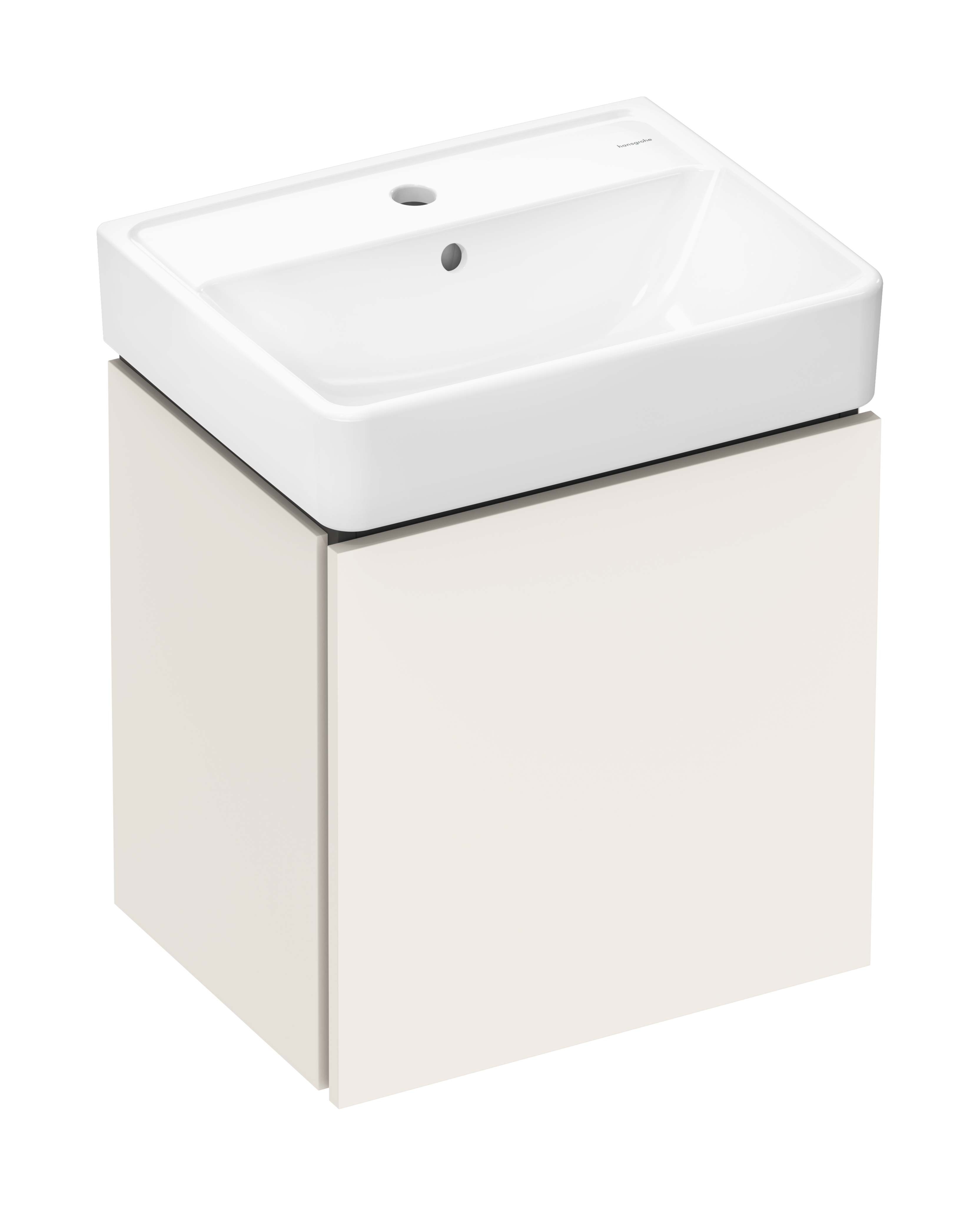 Vanity unit set 480/380 with 1 drawer with Xanuia Q handrinse basin