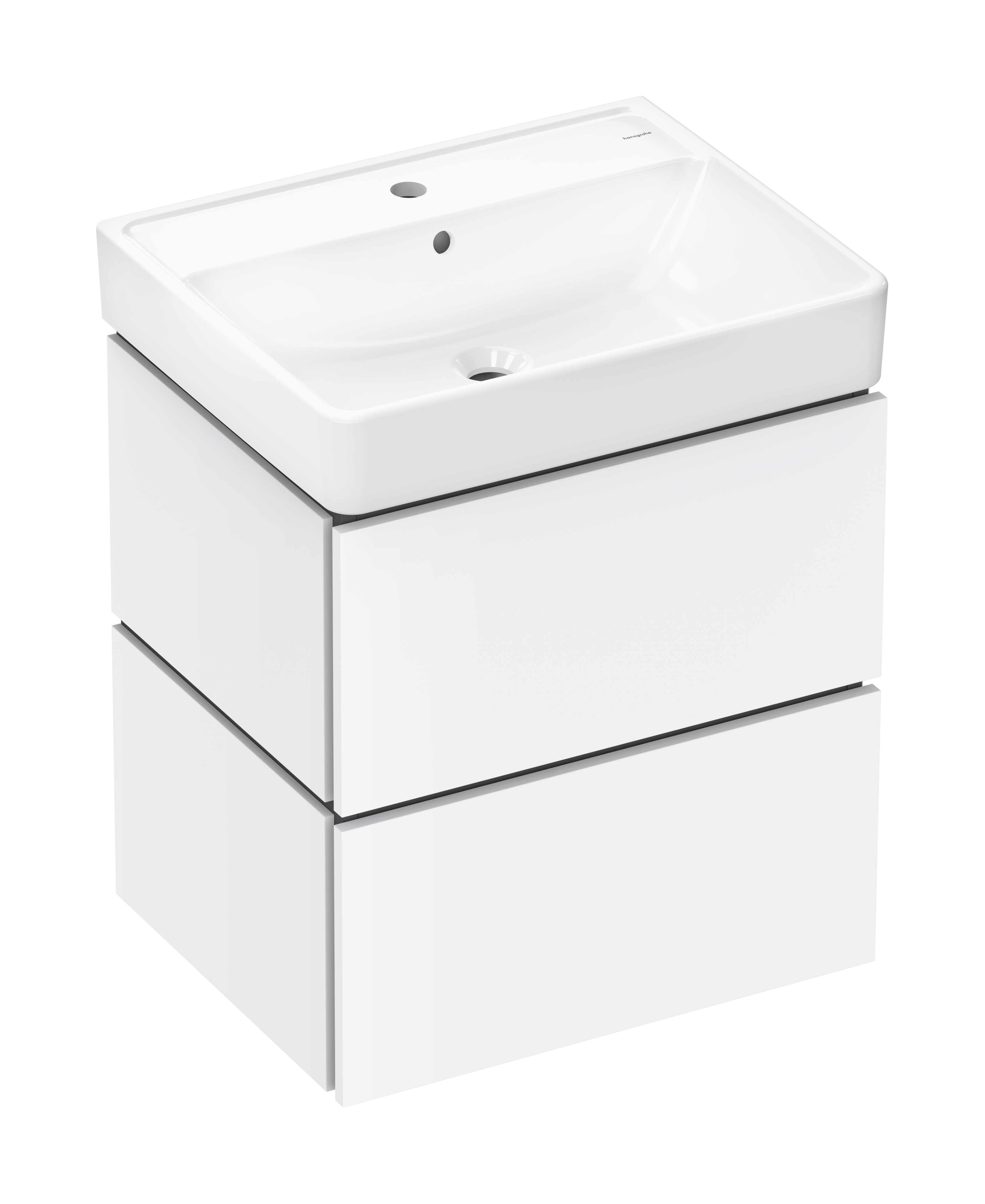 Vanity unit set 580/470 with 2 drawers with Xanuia Q wash basin