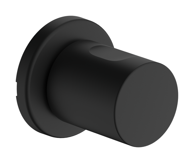 Shut-off valve for concealed installation