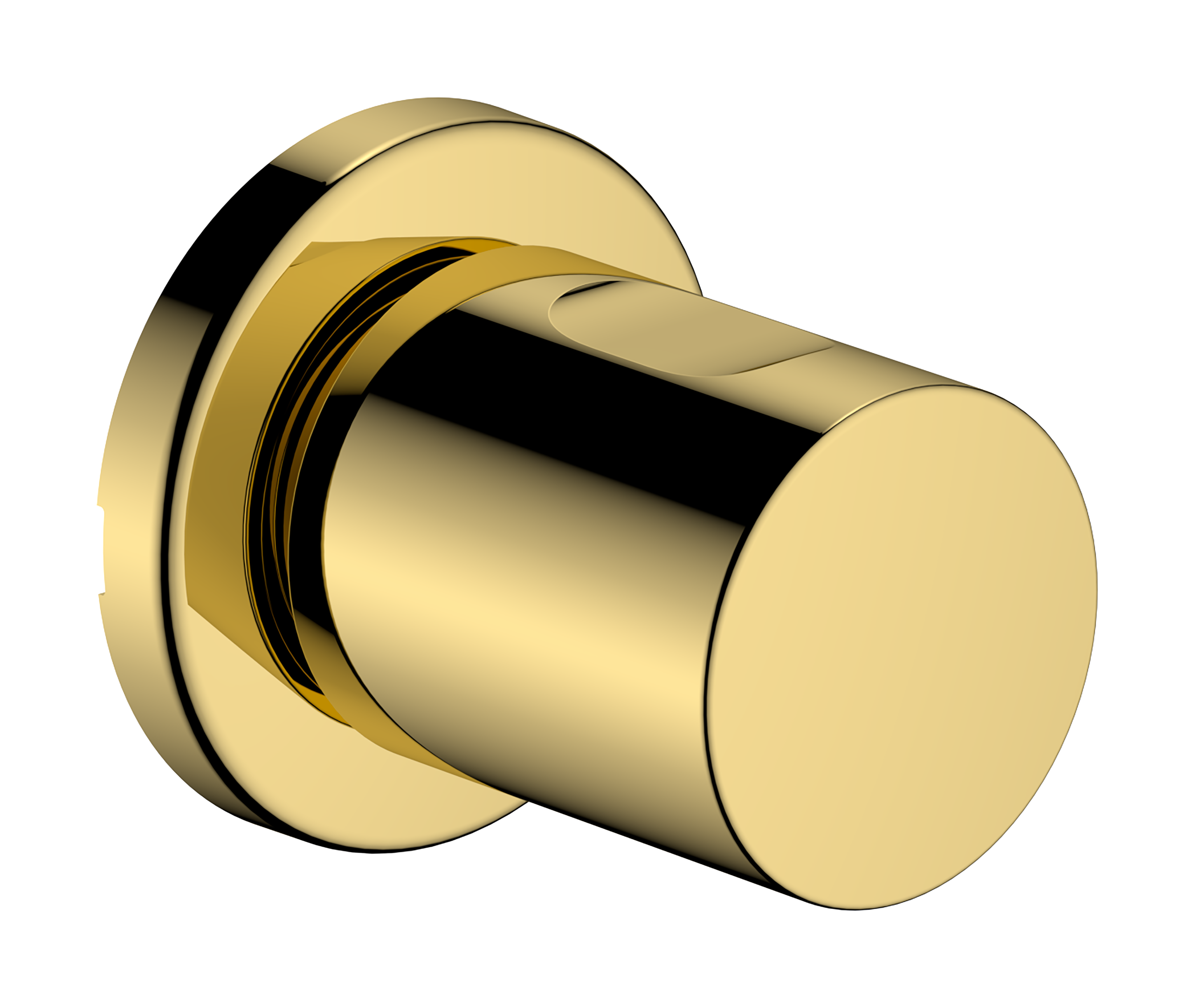 Shut-off valve for concealed installation