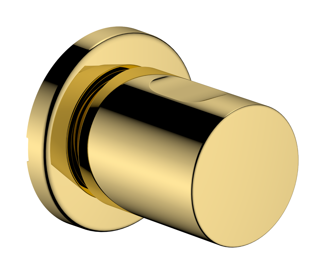 Shut-off valve for concealed installation