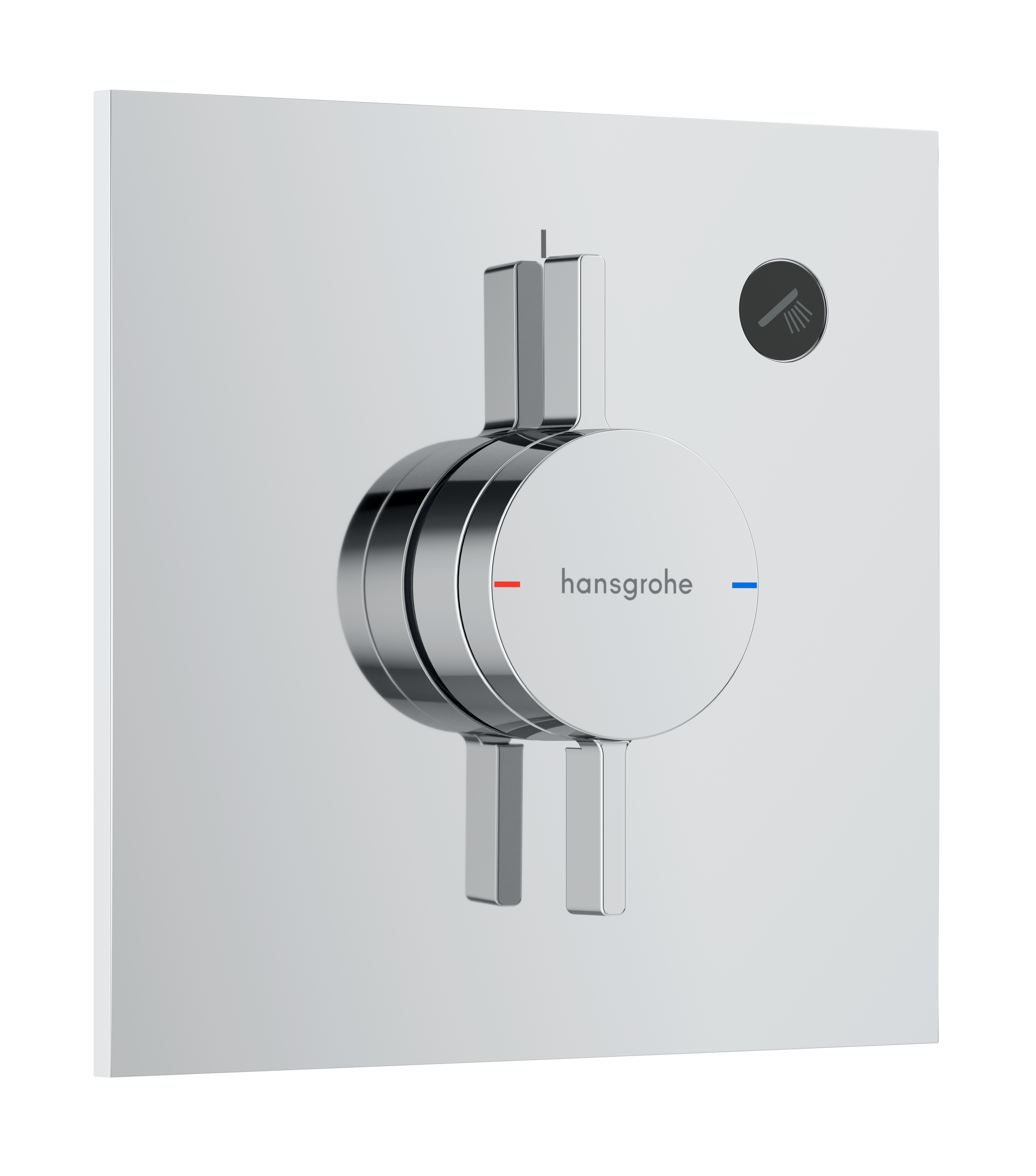 Mixer for concealed installation for 1 function