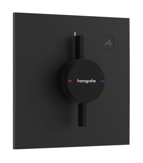 Mixer for concealed installation for 1 function