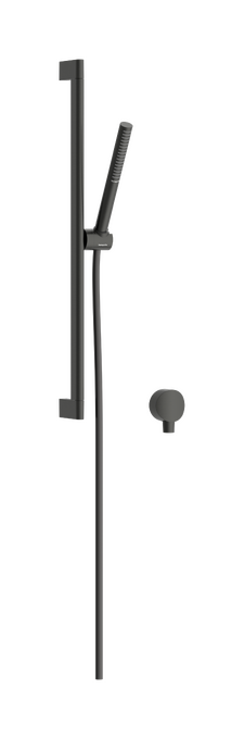 Shower set 100 1jet EcoSmart+ with shower bar 65 cm and wall outlet