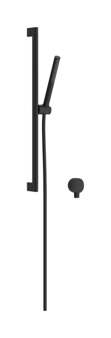 Shower set 100 1jet EcoSmart+ with shower bar 65 cm and wall outlet