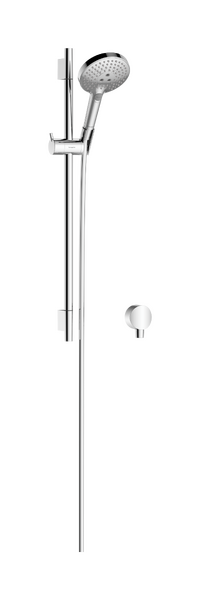 Shower set 120 3jet PowderRain with shower bar 65 cm and wall outlet