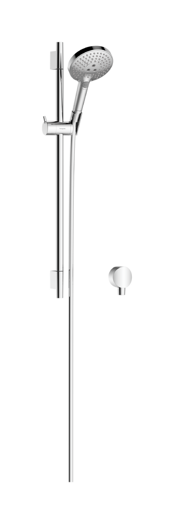 Shower set 120 3jet PowderRain with shower bar 65 cm and wall outlet