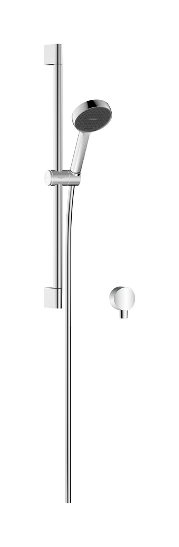 Shower set 95 2jet 2.5 GPM with shower bar 65 cm and wall outlet
