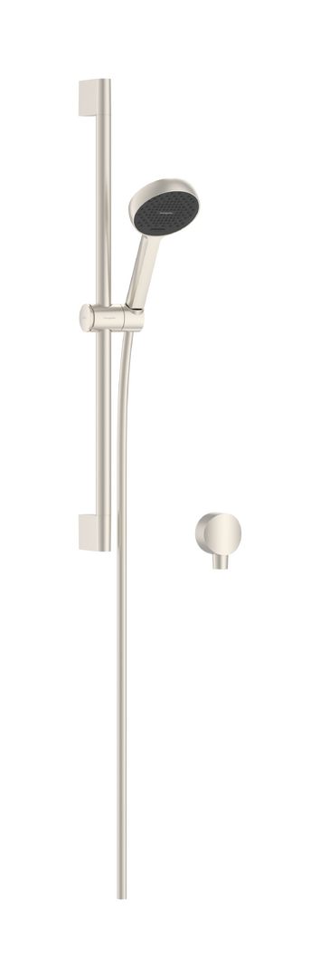 Shower set 95 2jet 2.5 GPM with shower bar 65 cm and wall outlet