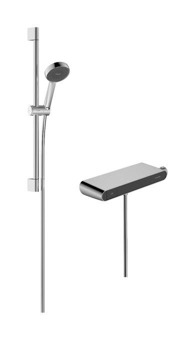 Douchesysteem opbouw 95 2jet EcoSmart ShowerTablet Select 360 douchestang 65 cm