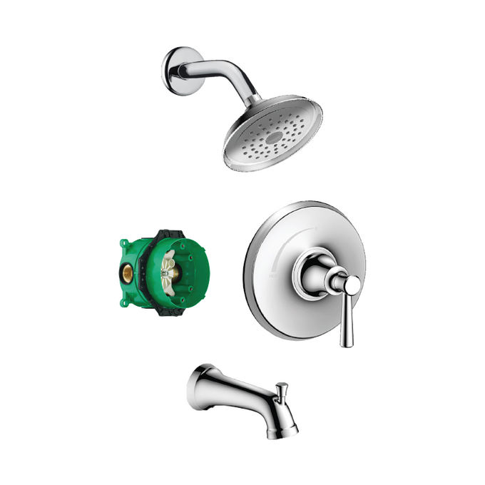 Pressure Balance Tub/Shower Set with Rough