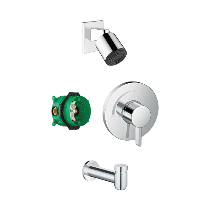 Pressure Balance Tub/Shower Set with Rough