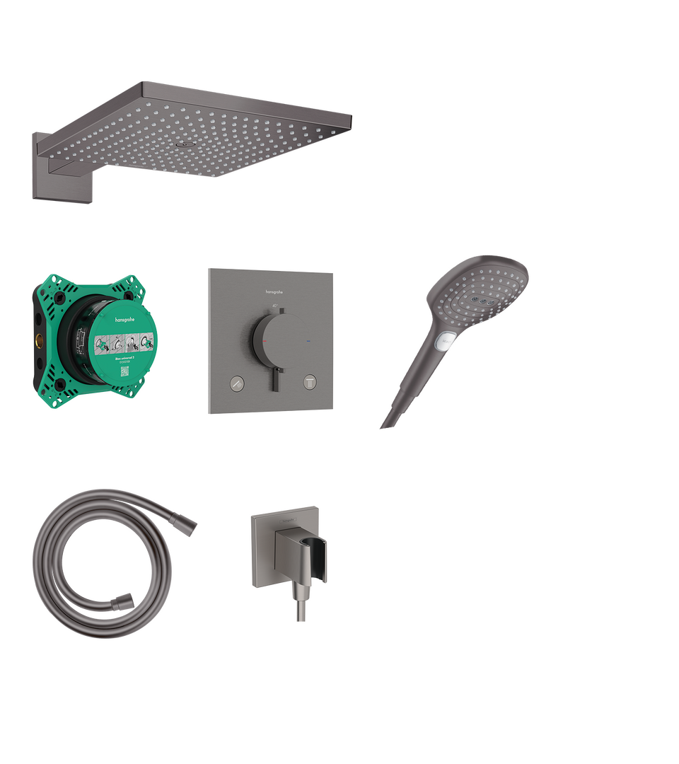 Design ShowerSet 300 1jet with Ecostat Comfort E and basic set iBox universal 2
