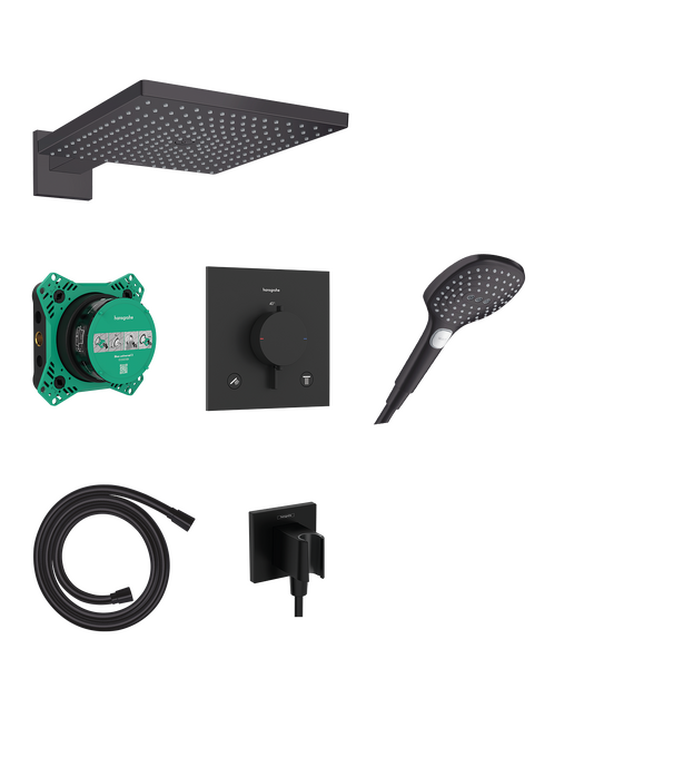 Design ShowerSet 300 1jet with Ecostat Comfort E and basic set iBox universal 2