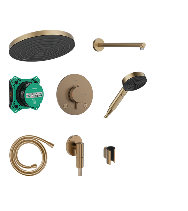 Pulsify S Ensemble de douche encastrée thermostatique Pulsify Select S / Ecostat Comfort S — 24624140